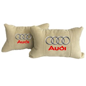 Luxus Beige Autokissen aus Alcantara – Audi