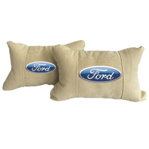 Luxus Beige Autokissen aus Alcantara – Ford