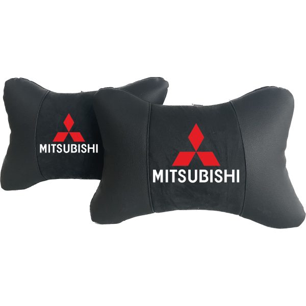 Luxus Autokissen aus Alcantara und Leder – Mitsubishi