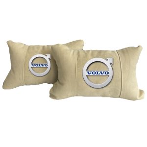 Luxus Beige Autokissen aus Alcantara – Volvo