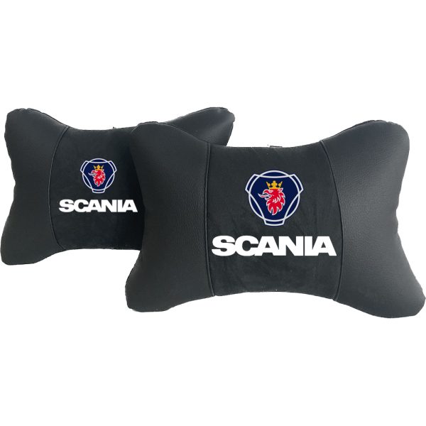 Luxus Autokissen aus Alcantara und Leder – Scania