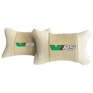 Luxus Beige Autokissen aus Alcantara und Leder – VRS